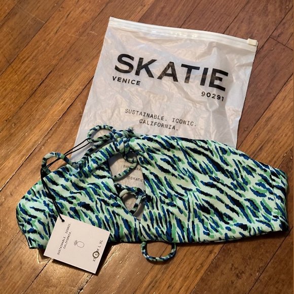 SKATIE swim Sophie Top in Cloudbreak Size Small  - new - Picture 2 of 3